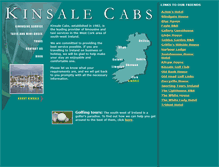 Tablet Screenshot of kinsalecabs.com